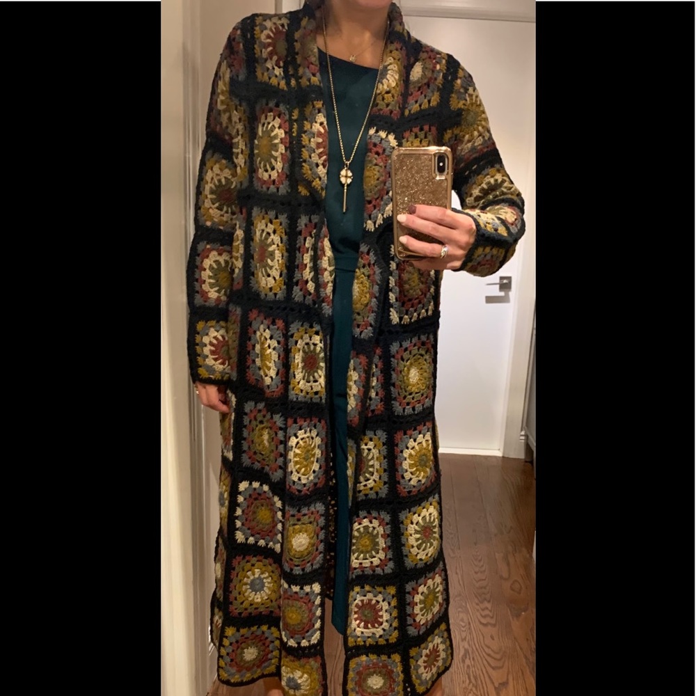 🔥BNWT Zara Knit Collection Sweater Duster Coat😍